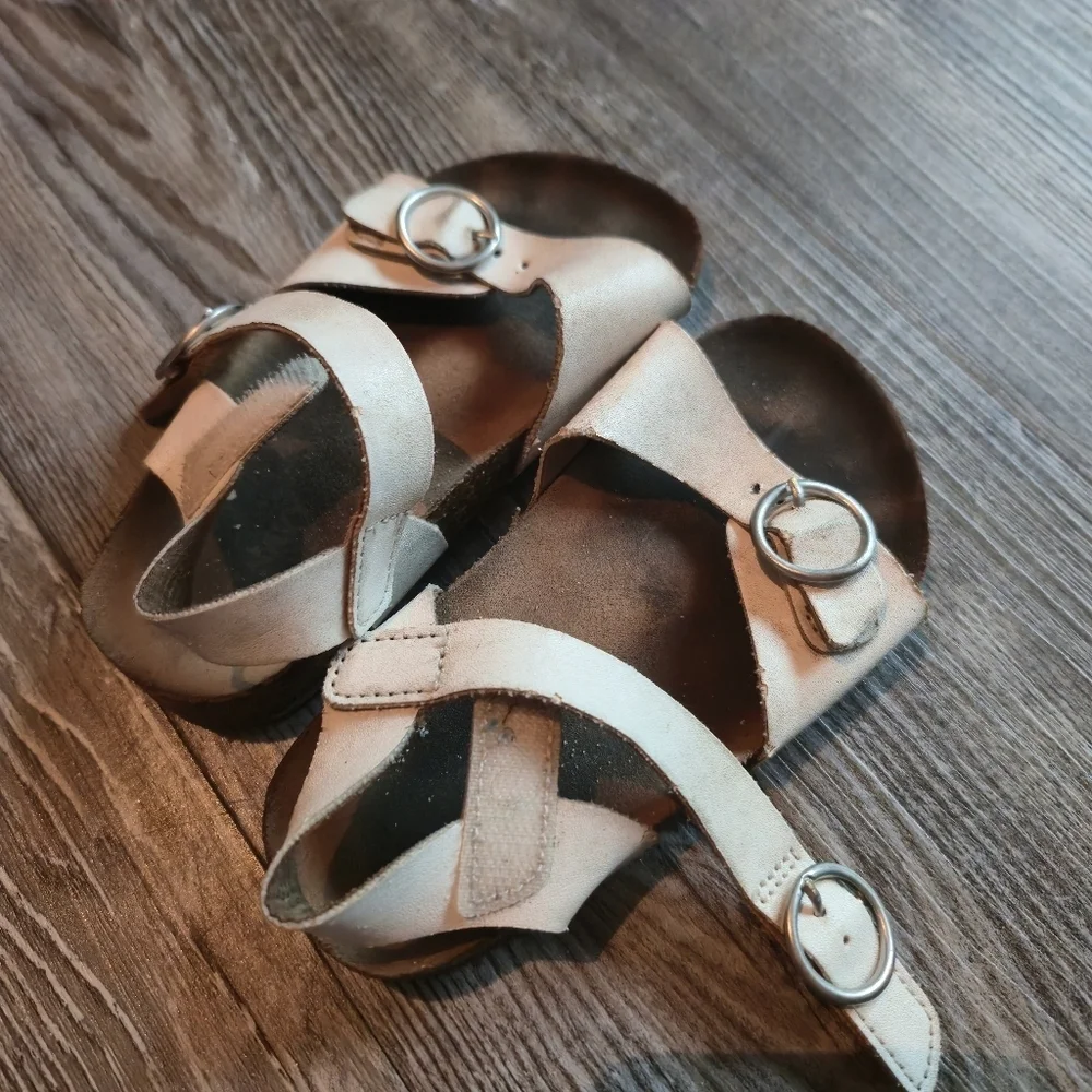 Toddler White Sandals